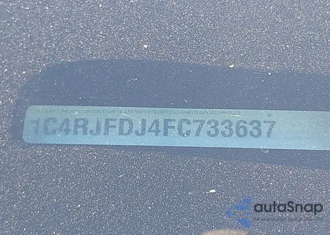 2015 Jeep Grand Cherokee Srt z USA, uszkodzony, nr VIN 1C4RJFDJ4FC733637